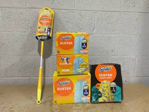 lot 133 image: LOT OF 5 Swiffer Duster Merchandise