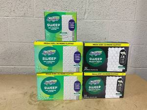 lot 134 image: LOT OF 5 Swiffer Dey Sweeping Cloths