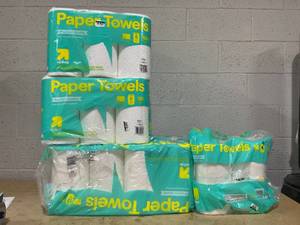 lot 142 image: LOT OF 4 up&up Paper Towels Premium Quality