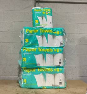 lot 143 image: LOT OF 4 up&up Paper Towels Premium Quality