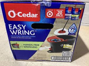 lot 156 image: O-Cedar EasyWring Spin Mop and Bucket System