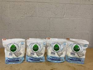 lot 247 image: LOT OF 4 Seventh Generation Triple Action Clean Dishwasher Detergent Packets - 38ct