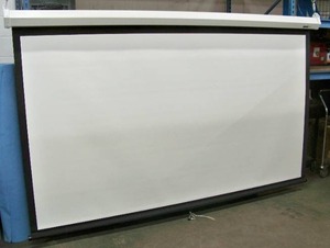 lot 54 image: DA-LITE 118 Diagonal Model C with CSR Manual Projection  Movie Screen