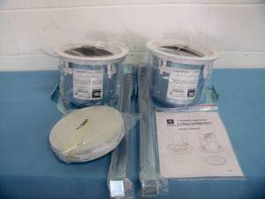 lot 67 image: (2) JBL Control 26CT Ceiling Loudspeakers  Speakers - NEW in open box