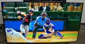 lot 56 image: 65 VIZIO SMARTCast E-Series E65u-D3 4K Ultra-High Def (UHD) LED Home Theater TV  Display with Scratch On Screen - includes Remote Control and HDMI Cable