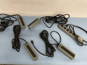 lot 122 image: (5 Total) Waber  Tripp-Lite Industrial AC Power Outlet Strips - Model 602-15 and 17CB-15