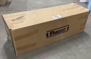 lot 126 image: Panduit WMPVHC45E NetRunner Vertical Cable Manager Front & Rear 45-Rack Unit - NEW Open Box - $400 Online