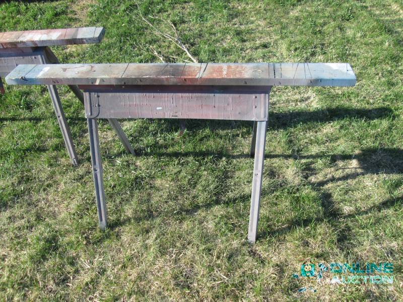 Two Saw Horses