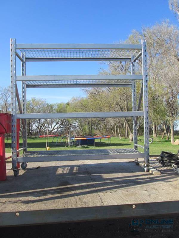 Metal Shelf with Casters