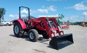 lot 1 image: 2024 Mahindra Model PST 2660 Compact MFD Utility Tractor With Loader