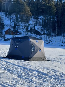 3 Nights Lodge Stay, 1 Day Ice Fishing, 1 Day Spearfishing with 2x Darkhouses