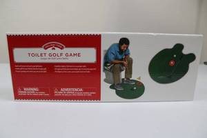 lot 48 image: Holiday Time Toilet Golf Game - Bathroom Mini Golf Putting Set