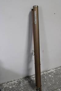 lot 108 image: Radiant Deluxe Motor Projection Screen Roller with Tripod Stand