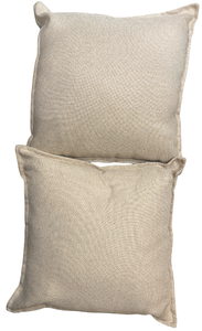 lot 60 image: Pair of Beige Decorative Pillows