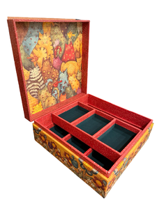 lot 71 image: Cat Themed Jewelry Box - Bobs Boxes