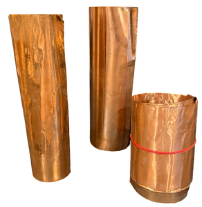 lot 38 image: Three Rolls of Copper Foil