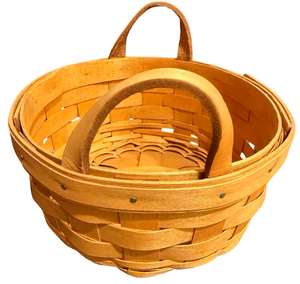 lot 85 image: Round Longaberger Basket