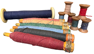 lot 86 image: Collection of Vintage Bobbins & Quills
