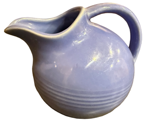 lot 93 image: Vintage Fiesta Harlequin Pitcher - Mauve Blue
