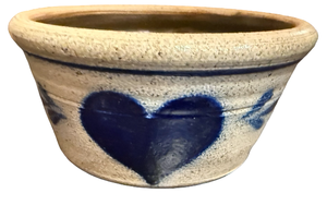 lot 100 image: Rowe Pottery Works Salt Glazed Stoneware Bowl