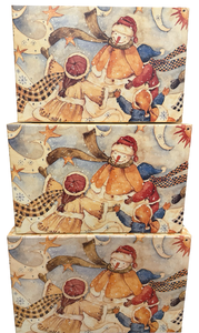 lot 103 image: Set of 3 Snowman Gift Boxes - Bobs Boxes Brand