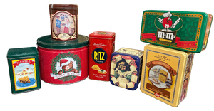 lot 106 image: Collection of Vintage Tins