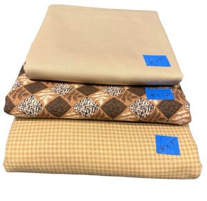 lot 20A image: High Quality Fabric - 3 Large Pieces - Neutral Colors