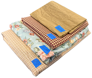 lot 24A image: Four Pieces of High Quality Fabrics