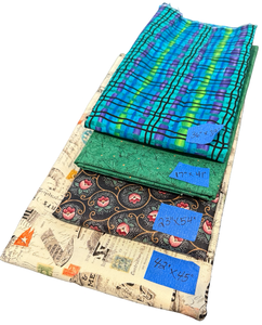 lot 27A image: Fun Patterns of High Quality Fabric - 4 Pieces