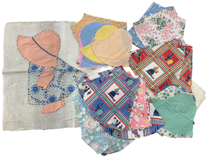 lot 53A image: Sunbonnet Sue Quilt BlockKit