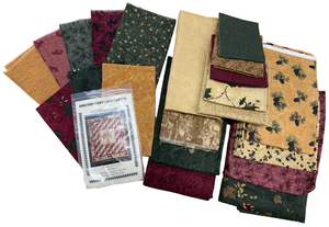 lot 9A image: Northwoods Quilting Pattern & Fabric Bundle