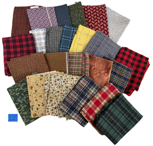 lot 49A image: Large Variety of Small High Quality Fabrics
