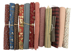 lot 41A image: Small Pieces of Rolled Fabric
