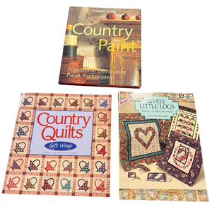 lot 109 image: Country Themed Quilting & Decor Books