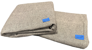 lot 63A image: Two Larger Pieces of Gray Fabric