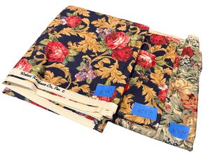 lot 65A image: Floral Pattern High Quality Fabric