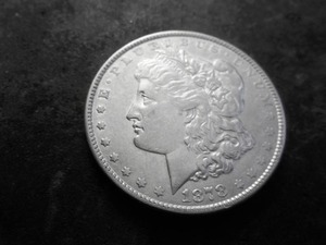 lot 1 image: 1878 Morgan Silver Dollar 2nd Version