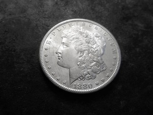 lot 7 image: 1880 S Morgan Silver Dollar