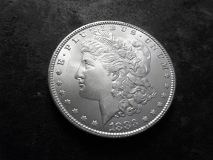 lot 10 image: 1883 Morgan Silver Dollar