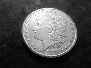 lot 11 image: 1883 CC Morgan Silver Dollar