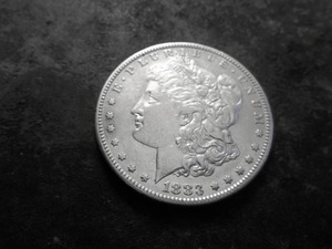 lot 13 image: 1883 S Morgan Silver Dollar