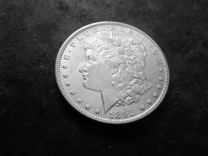 lot 27 image: 1892 Morgan Silver Dollar