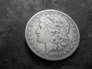 lot 30 image: 1892 S Morgan Silver Dollar