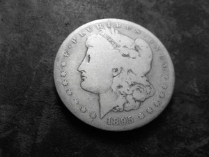 lot 37 image: 1895 S Morgan Silver Dollar