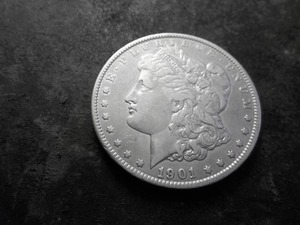 lot 40 image: 1901 Morgan Silver Dollar