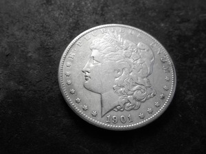 lot 41 image: 1901 S Morgan Silver Dollar