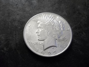 lot 48 image: 1922 Peace Silver Dollar Planchet Error