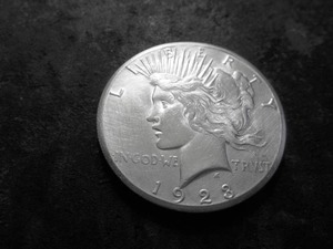 lot 49 image: 1923 S Peace Silver Dollar