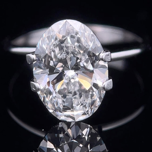 lot 12 image: Diamond 3.02 Carat Oval Cut w IGI REPORT $3,220 Retail VIDEO