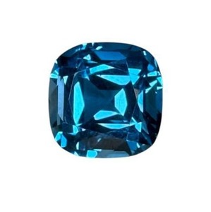 lot 12E image: 16.56 Carat Natural Blue Topaz (Cushion Cut) Retail $828
